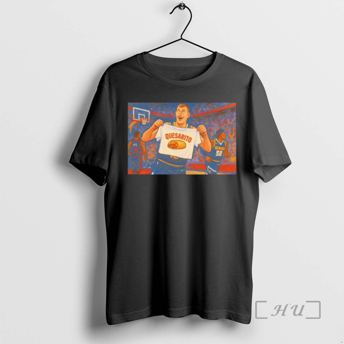 Officials Nuggets Nikola Jokic Taco Bell Quesarito Cartoon T-Shirts, Hoodie, Sweatshirt | InkRitualCo.com