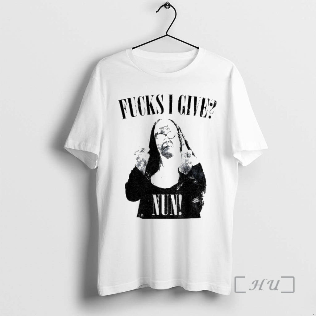 Officials Nun Middle Finger Fucks I Give Nun T-Shirts, Hoodie, Sweatshirt | InkRitualCo.com