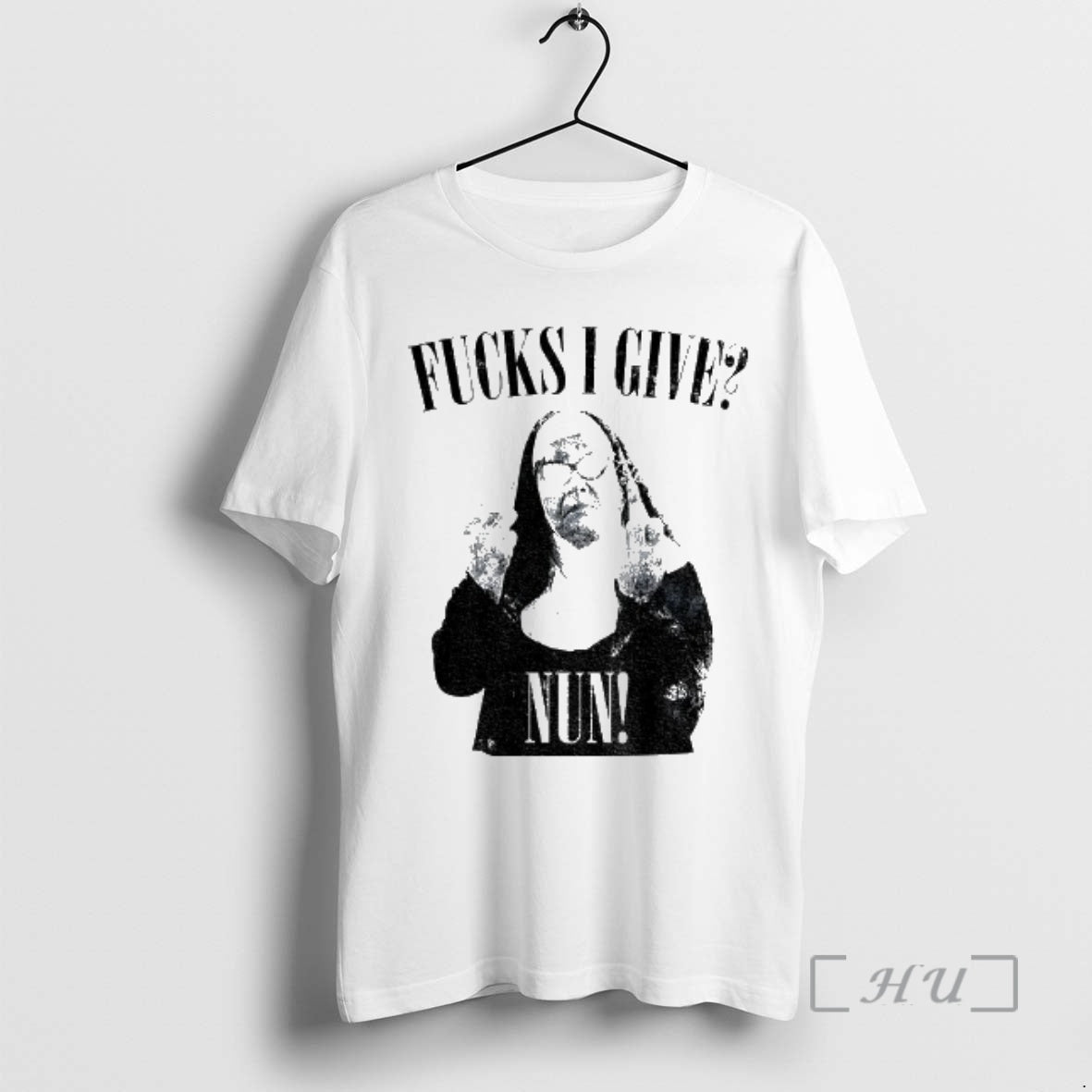 Officials Nun Middle Finger Fucks I Give Nun T-Shirts, Hoodie, Sweatshirt | InkRitualCo.com