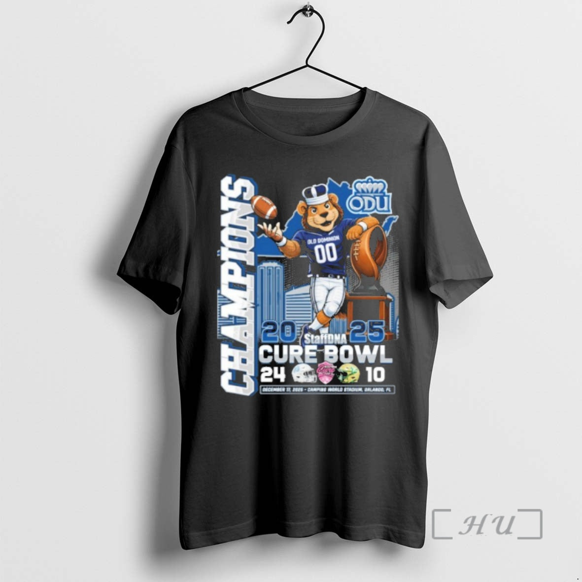 Officials Odu Monarchs Mascot 2025 Cure Bowl Champions Score T-Shirts, Hoodie, Sweatshirt | InkRitualCo.com