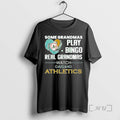Officials Oakland Athletics Some Grandmas Play Bingo Real Grandmas Watch Diamond Heart Shape Premium T-Shirts, Hoodie,...