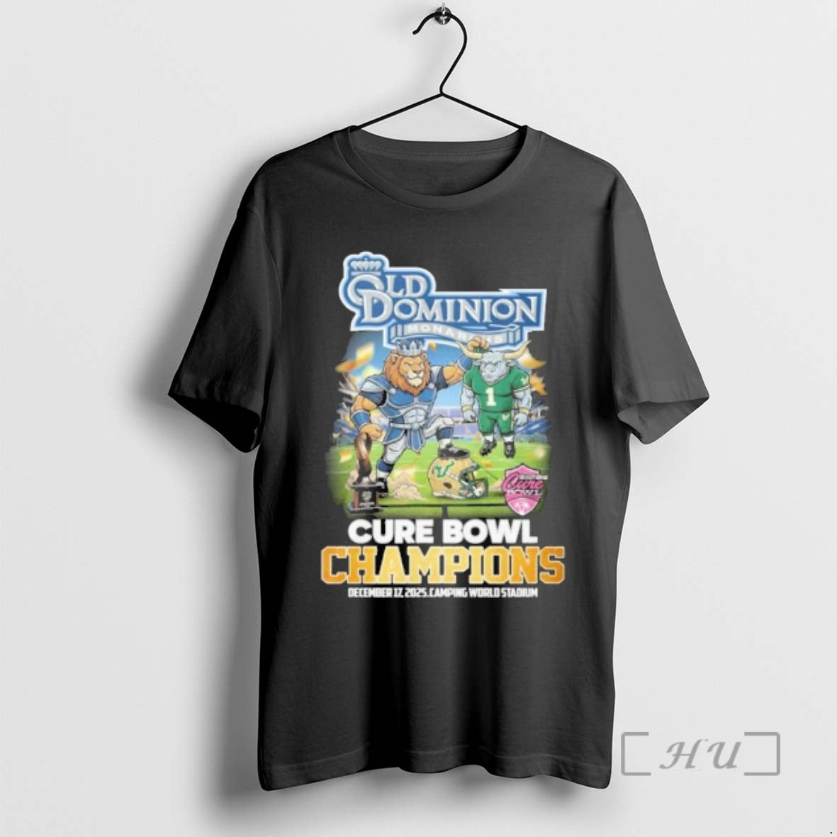 Officials Old Dominion Mascot 2025 Cure Bowl Champions T-Shirts, Hoodie, Sweatshirt | InkRitualCo.com