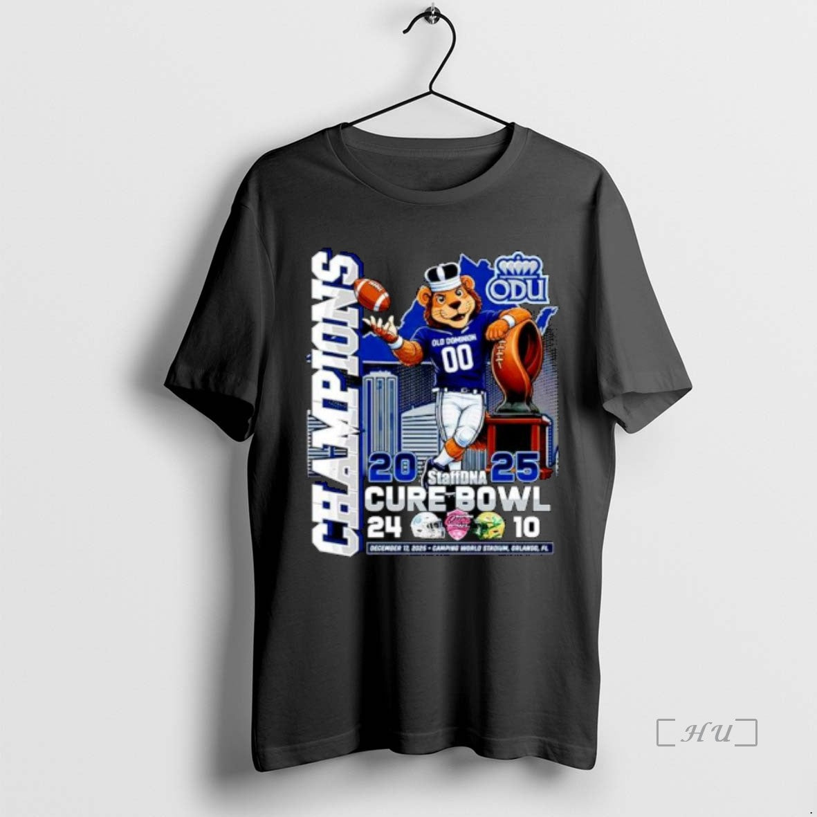 Officials Old Dominion Monarchs 2025 Cure Bowl Champions Ornaments T-Shirts, Hoodie, Sweatshirt | InkRitualCo.com