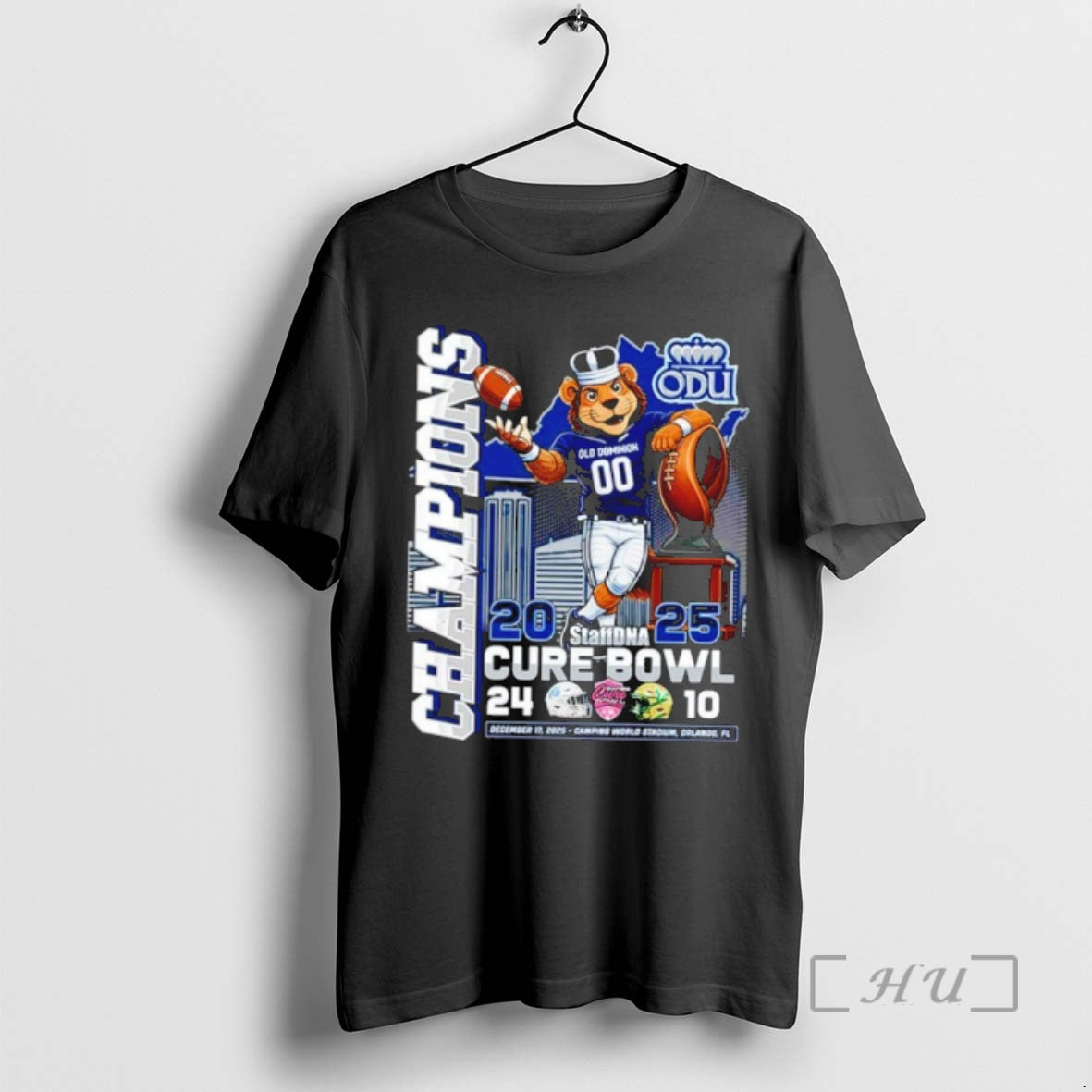 Officials Old Dominion Monarchs 2025 Cure Bowl Champions T-Shirts, Hoodie, Sweatshirt | InkRitualCo.com
