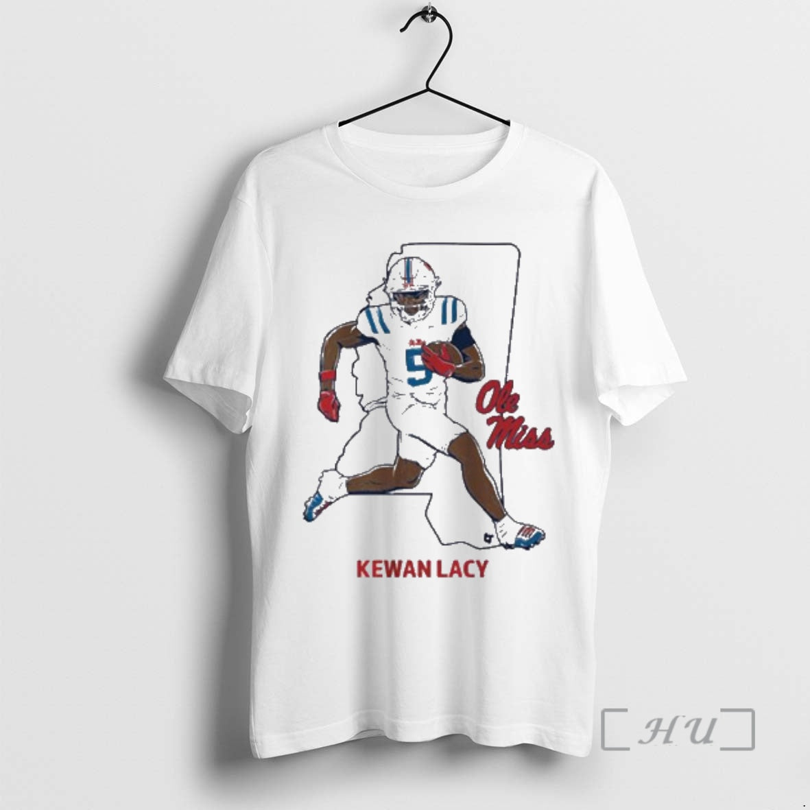 Officials Ole Miss Football Kewan Lacy State Star T-Shirts, Hoodie, Sweatshirt | InkRitualCo.com