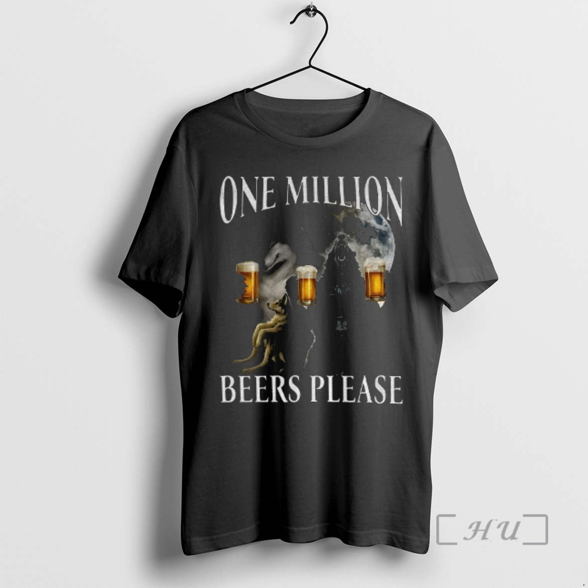 Officials One Million Beers Wolf Meme T-Shirts, Hoodie, Sweatshirt | InkRitualCo.com