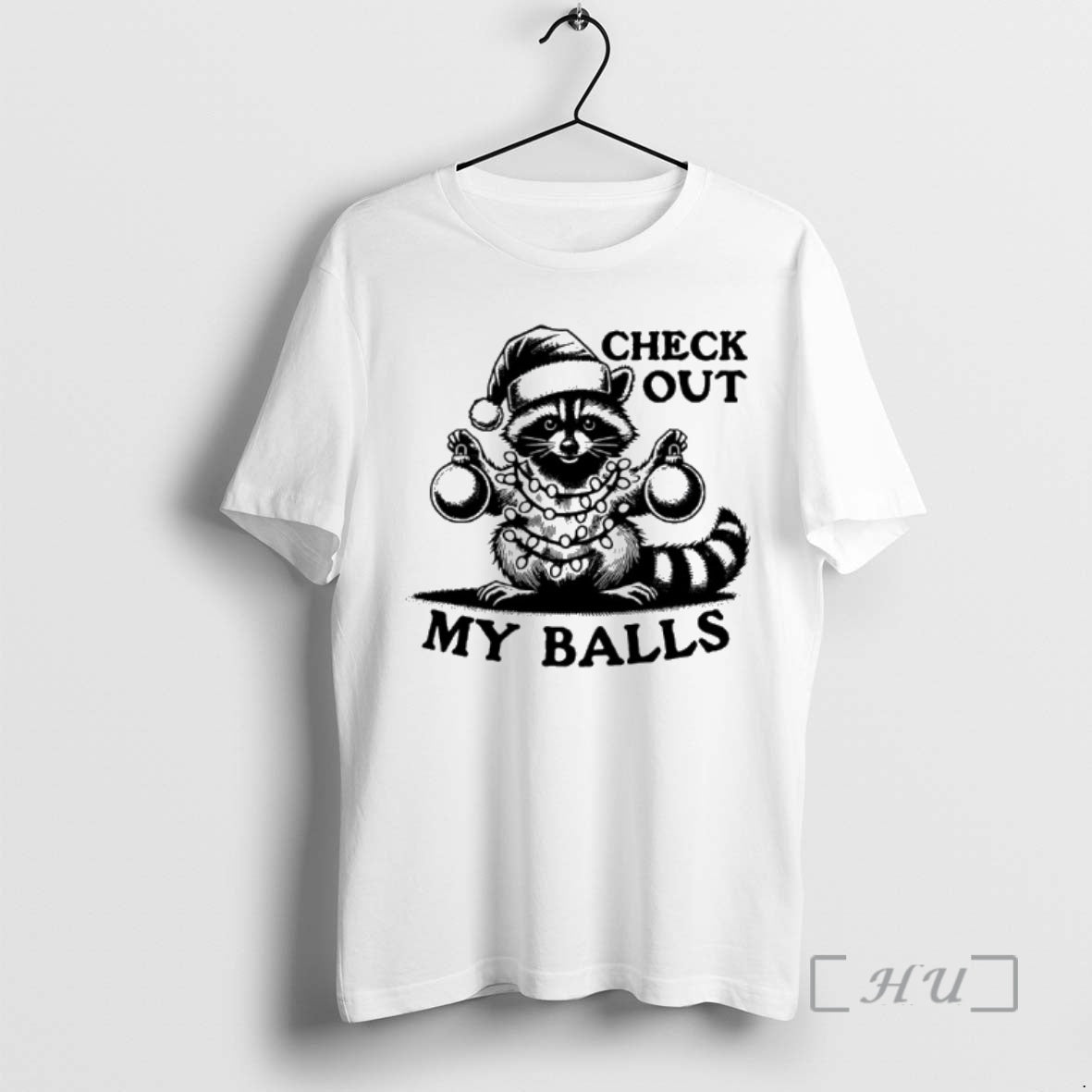 Officials Opossum Santa Check Out My Balls Christmas T-Shirts, Hoodie, Sweatshirt | InkRitualCo.com