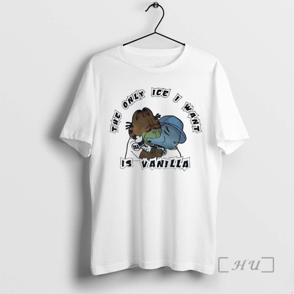 Officials Orange Cat The Only Ice I Want Is Vanilla T-Shirts, Hoodie, Sweatshirt | InkRitualCo.com