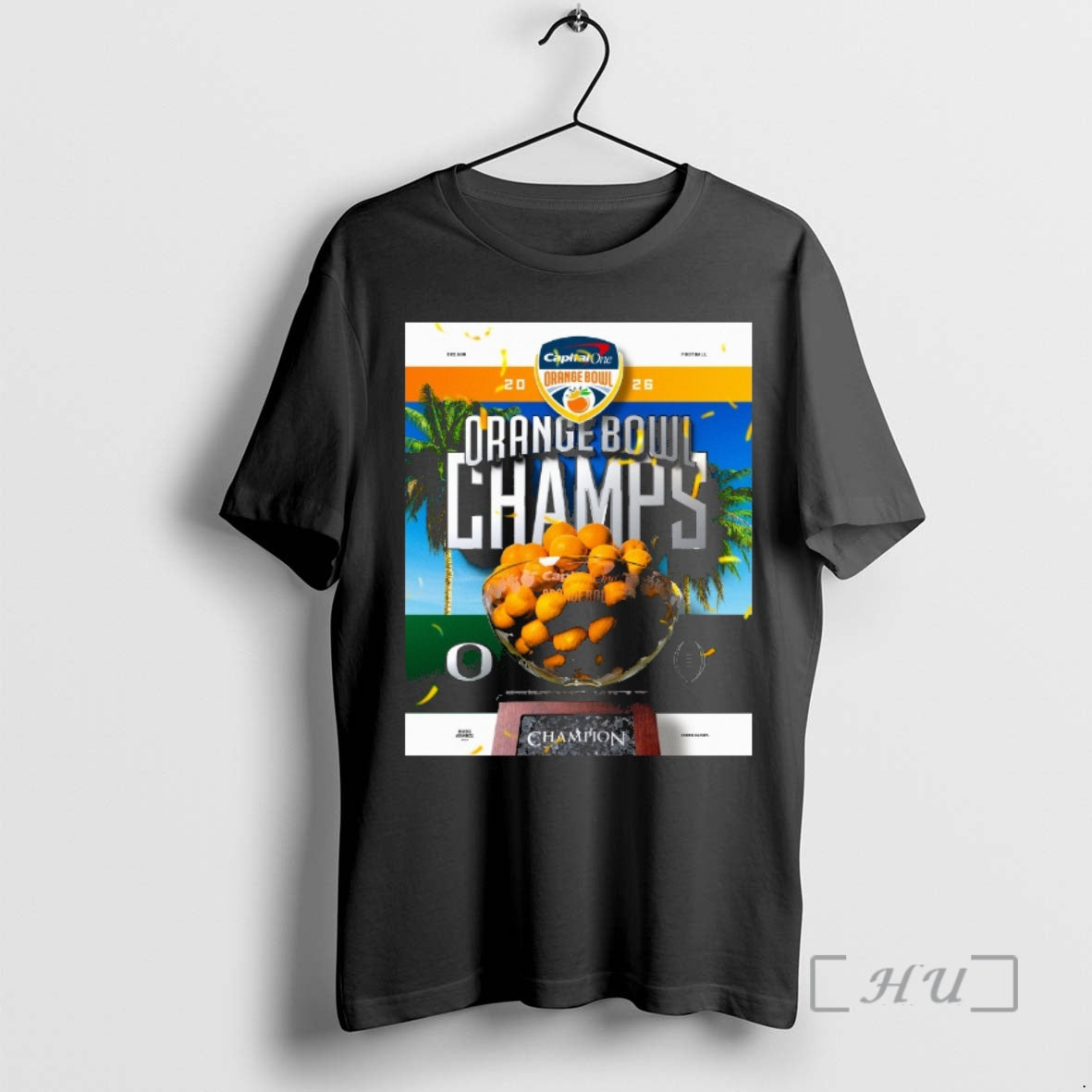Officials Oregon Defeated Texas Tech 2026 Capital One Orange Bowl Champions Premium T Shirts Sweater Hoodie, Sweatshirt