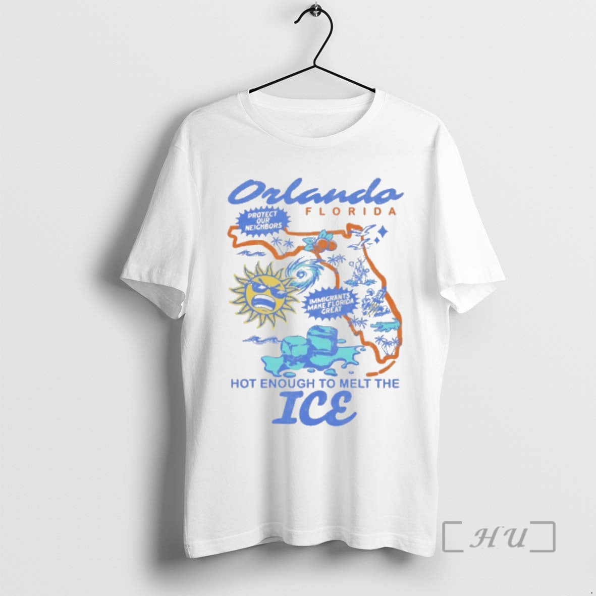 Officials Orlando Florida Lost Bros Hot Enough To Melt The Ice Premium T Shirts Sweater Hoodie, Sweatshirt | InkRitualCo.com