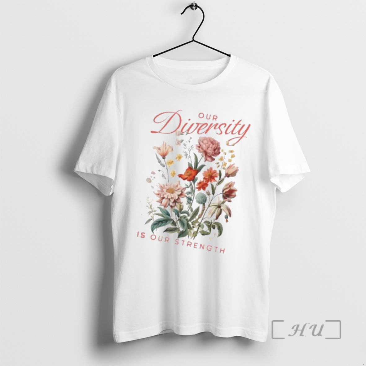 Officials Our Diversity Is Our Strength Floral T-Shirts, Hoodie, Sweatshirt | InkRitualCo.com