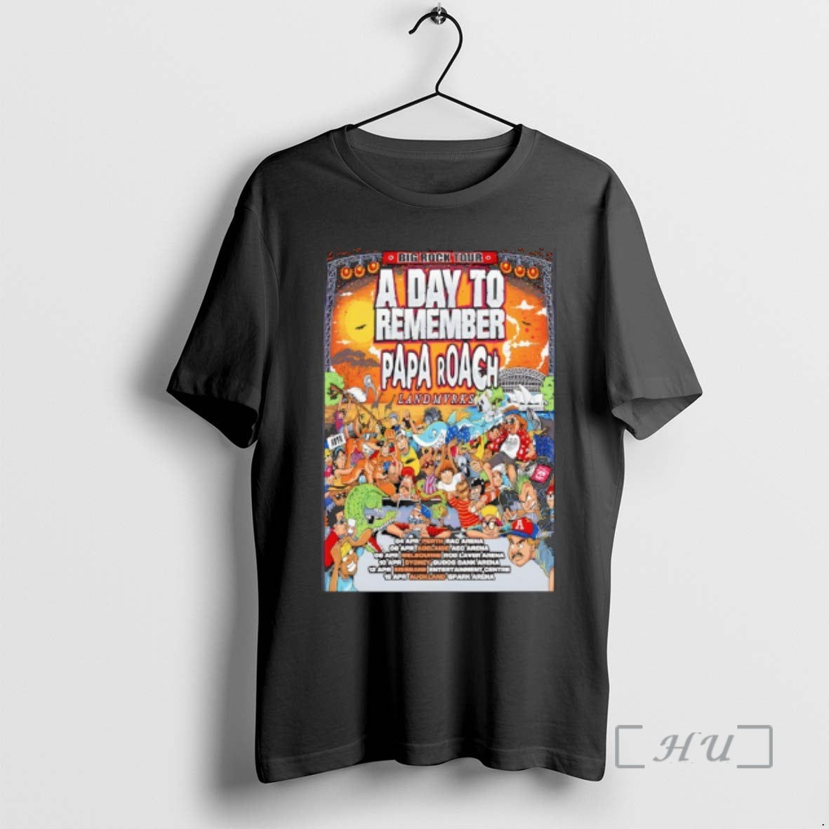 Officials Papa Roach Big Rock 2026 Tour T-Shirts, Hoodie, Sweatshirt | InkRitualCo.com