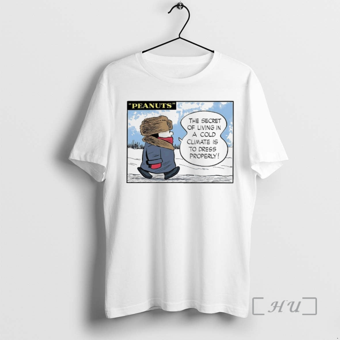 Officials Peanuts The Secret Of Living In A Cold Climate Is To Dress Properly Premium T-Shirts, Hoodie, Sweatshirt
