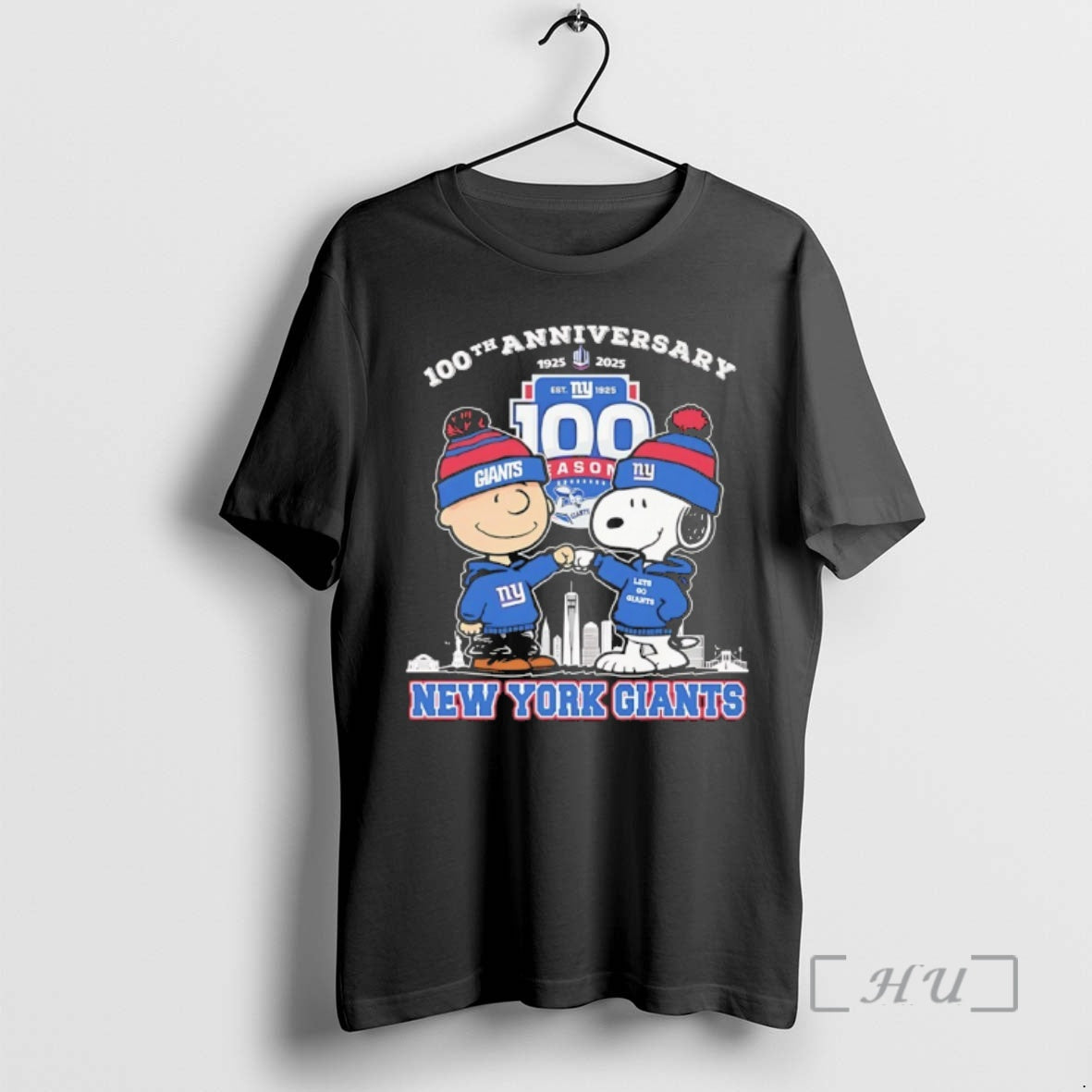 Officials Peanuts X New York Giants 1925 2025 100th Anniversary T-Shirts, Hoodie, Sweatshirt | InkRitualCo.com