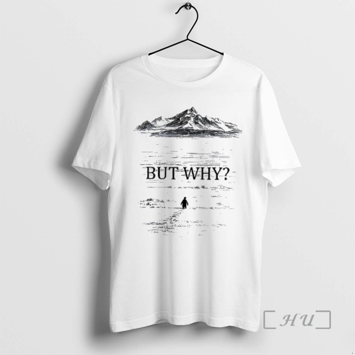 Penguin Head Towards The Mountains But Why Meme Sketch Woman T-Shirts, Hoodie, Sweatshirt | InkRitualCo.com