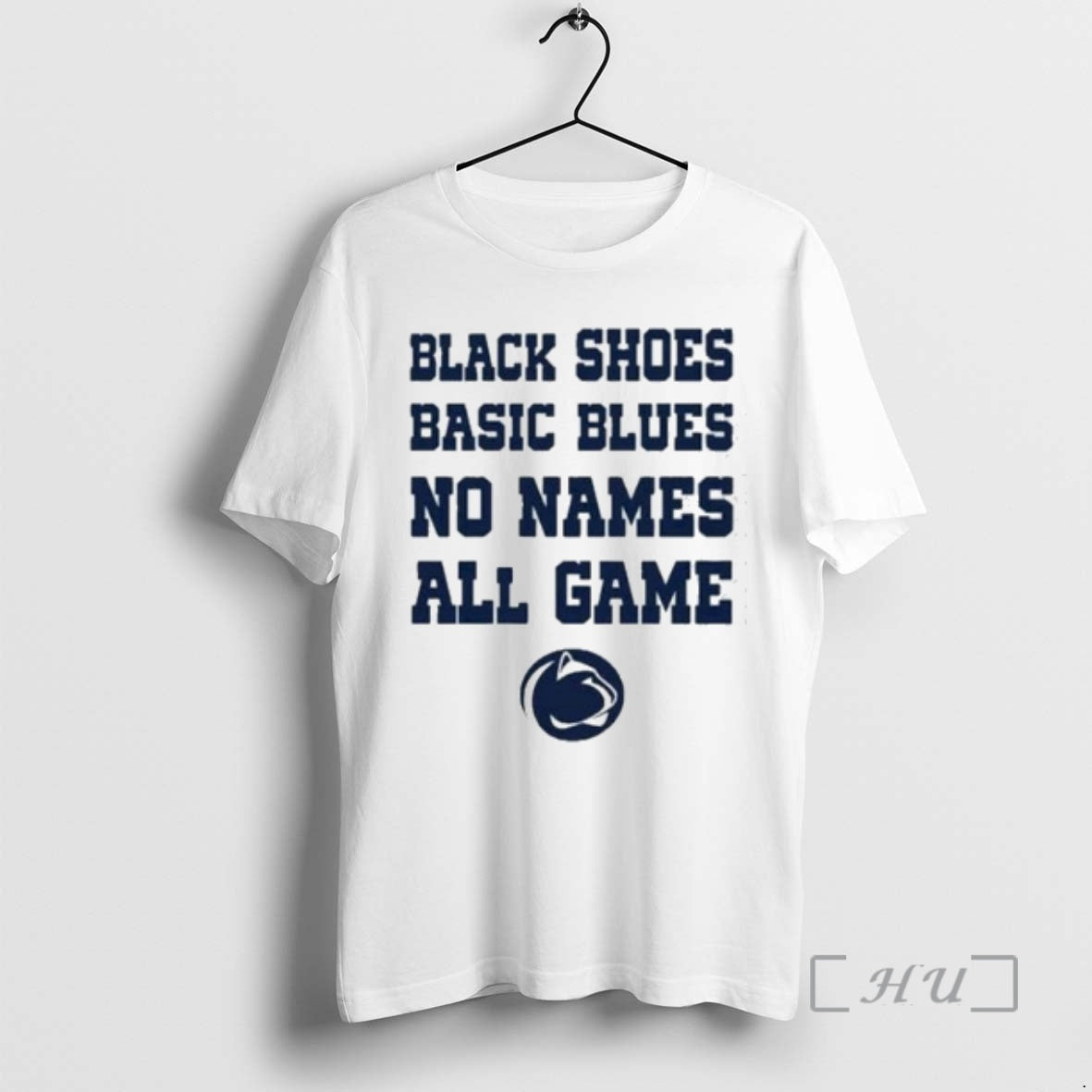 Officials Penn State Nittany Lions Black Shoes Basic Blues No Names All Game Circle White T-Shirts, Hoodie, Sweatshirt