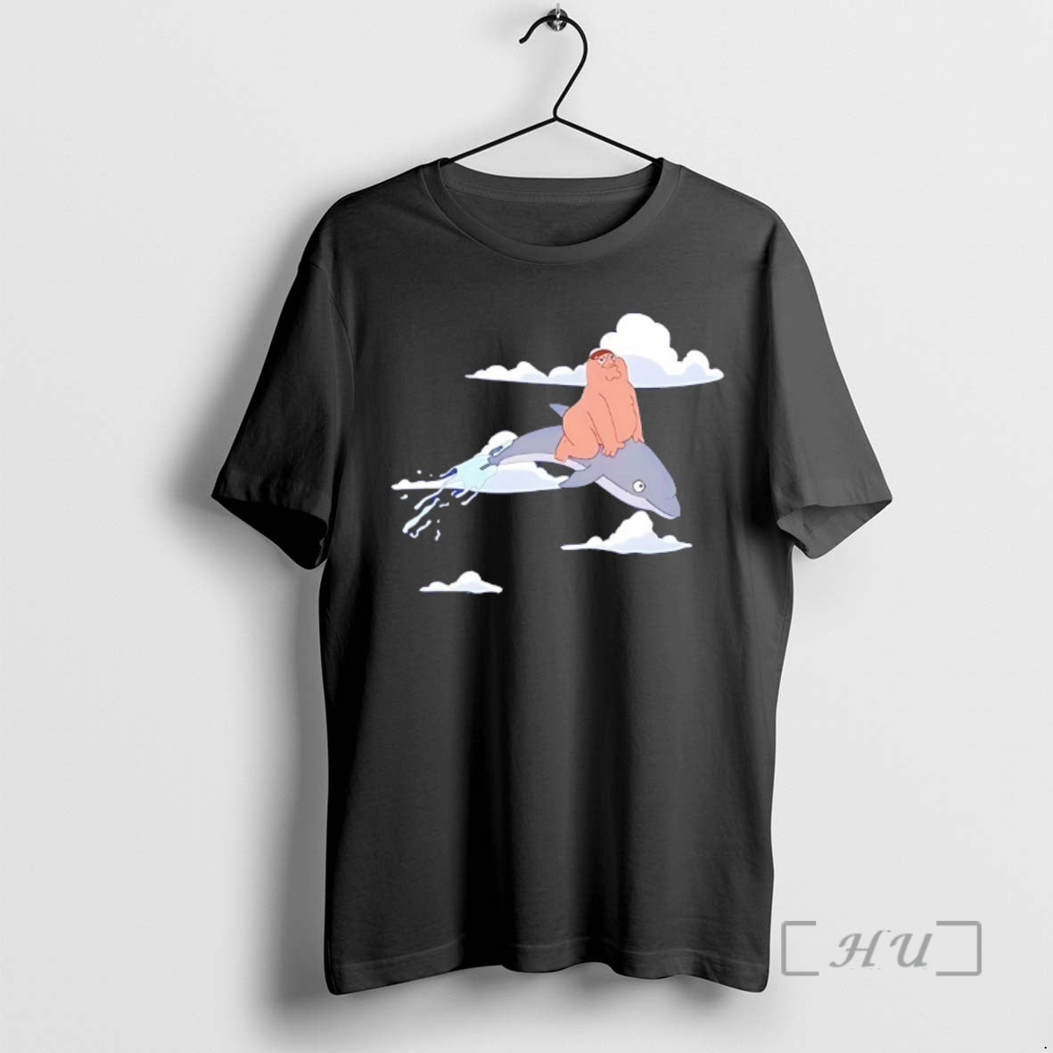 Officials Peter Griffin Riding Dolphin Family Guy T-Shirts, Hoodie, Sweatshirt | InkRitualCo.com