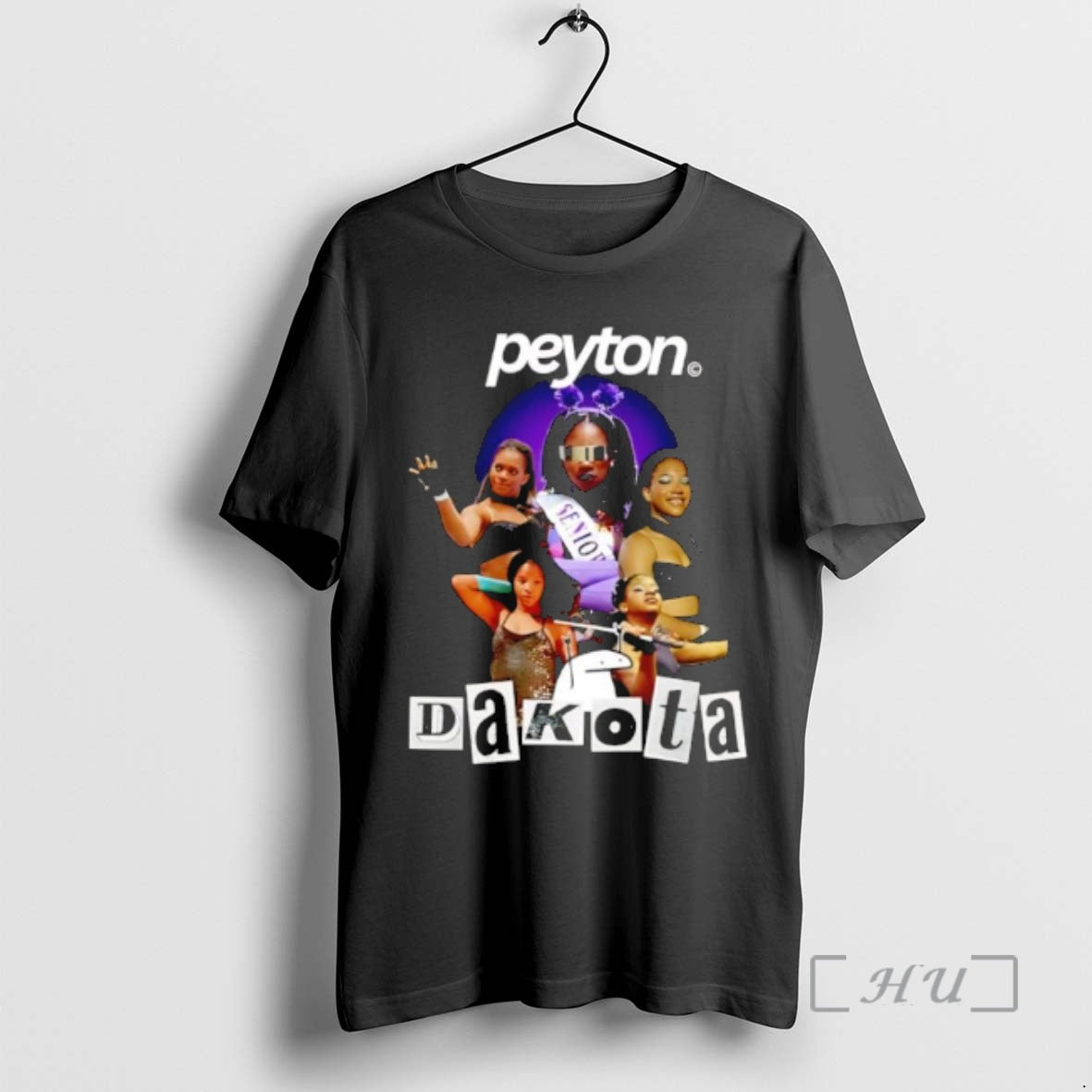 Officials Peyton Dakota Senior Girl Photo Collage Ransom Note Font T-Shirts, Hoodie, Sweatshirt | InkRitualCo.com