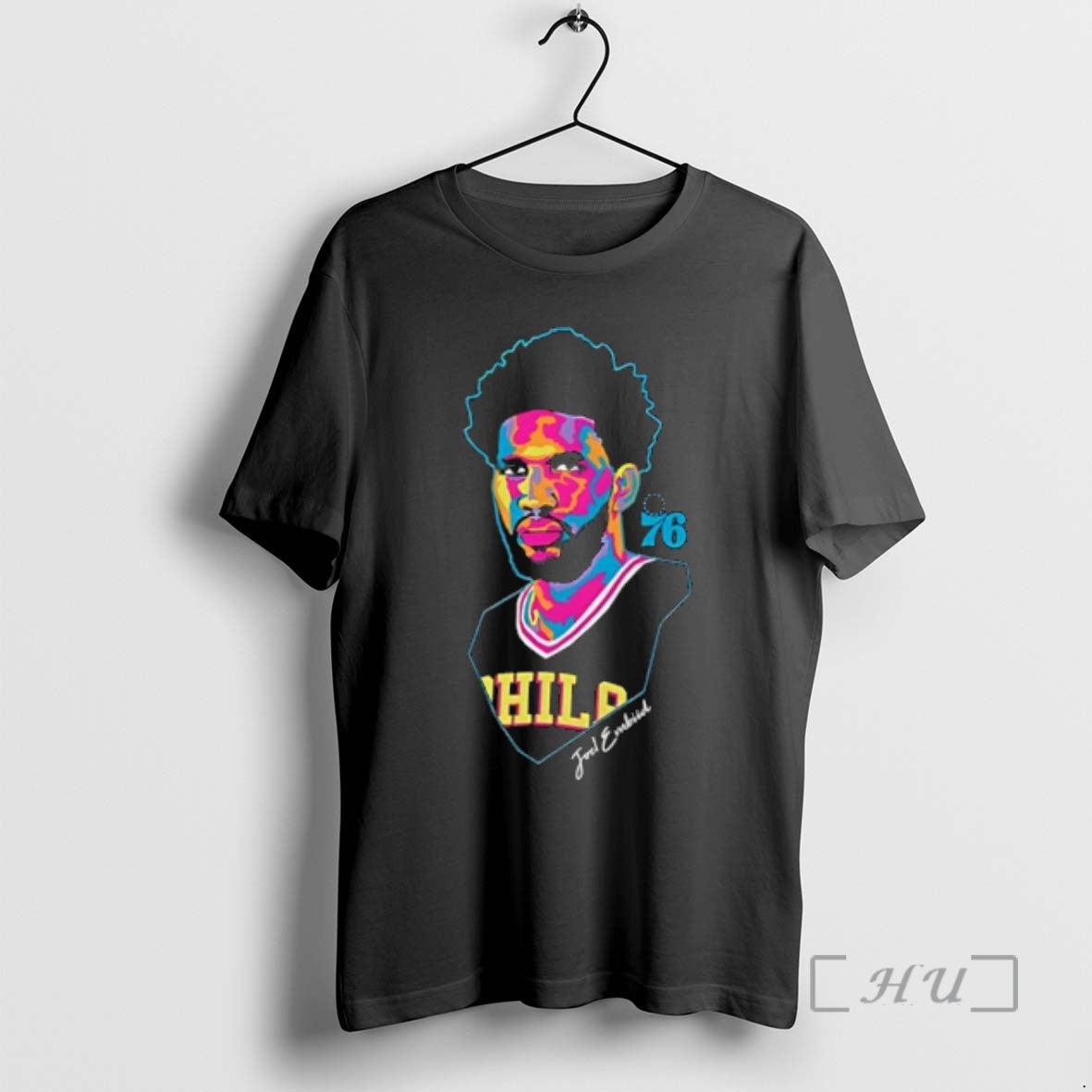 Officials Philadelphia 76ers Joel Embiid Artist Design T-Shirts, Hoodie, Sweatshirt | InkRitualCo.com