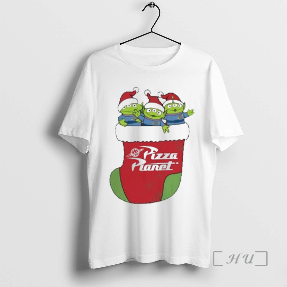 Officials Pizza Planet Alien Christmas Stocking T-Shirts, Hoodie, Sweatshirt | InkRitualCo.com