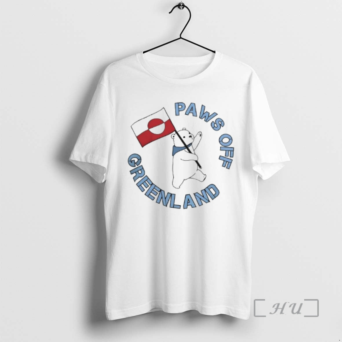 Officials Polar Bear Holding Flag Paws Off Greenland T-Shirts, Hoodie, Sweatshirt | InkRitualCo.com