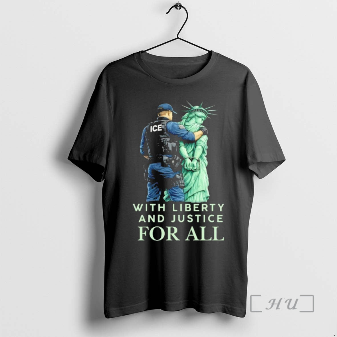 Officials Police Ice With Liberty And Justice For All T-Shirts, Hoodie, Sweatshirt | InkRitualCo.com