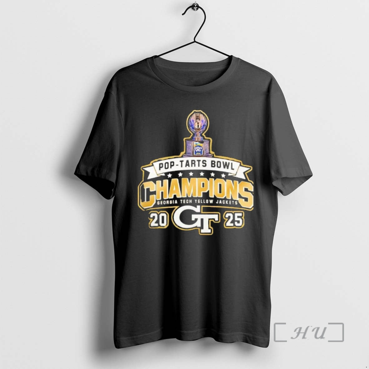 Officials Pop Tarts Bowl Champions Georgia Tech Yellow Jackets 2025 Logo Premium T Shirts Sweater Hoodie, Sweatshirt