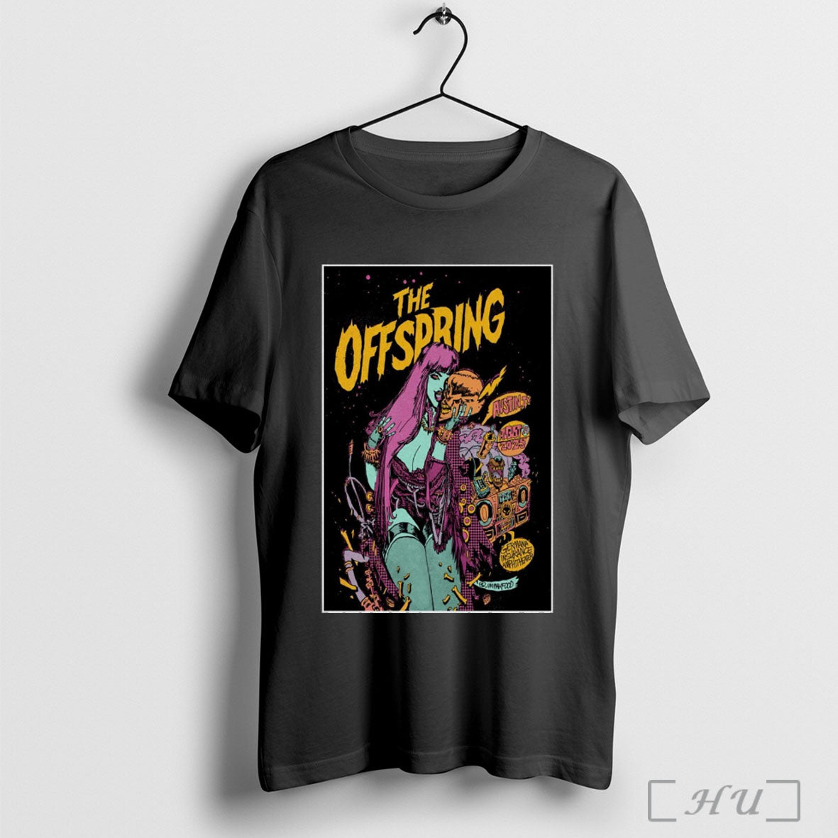 Officials Poster The Offspring Germania Insurance Amphitheater In Austin Tx August 24 2025 T-Shirts, Hoodie, Sweatshirt