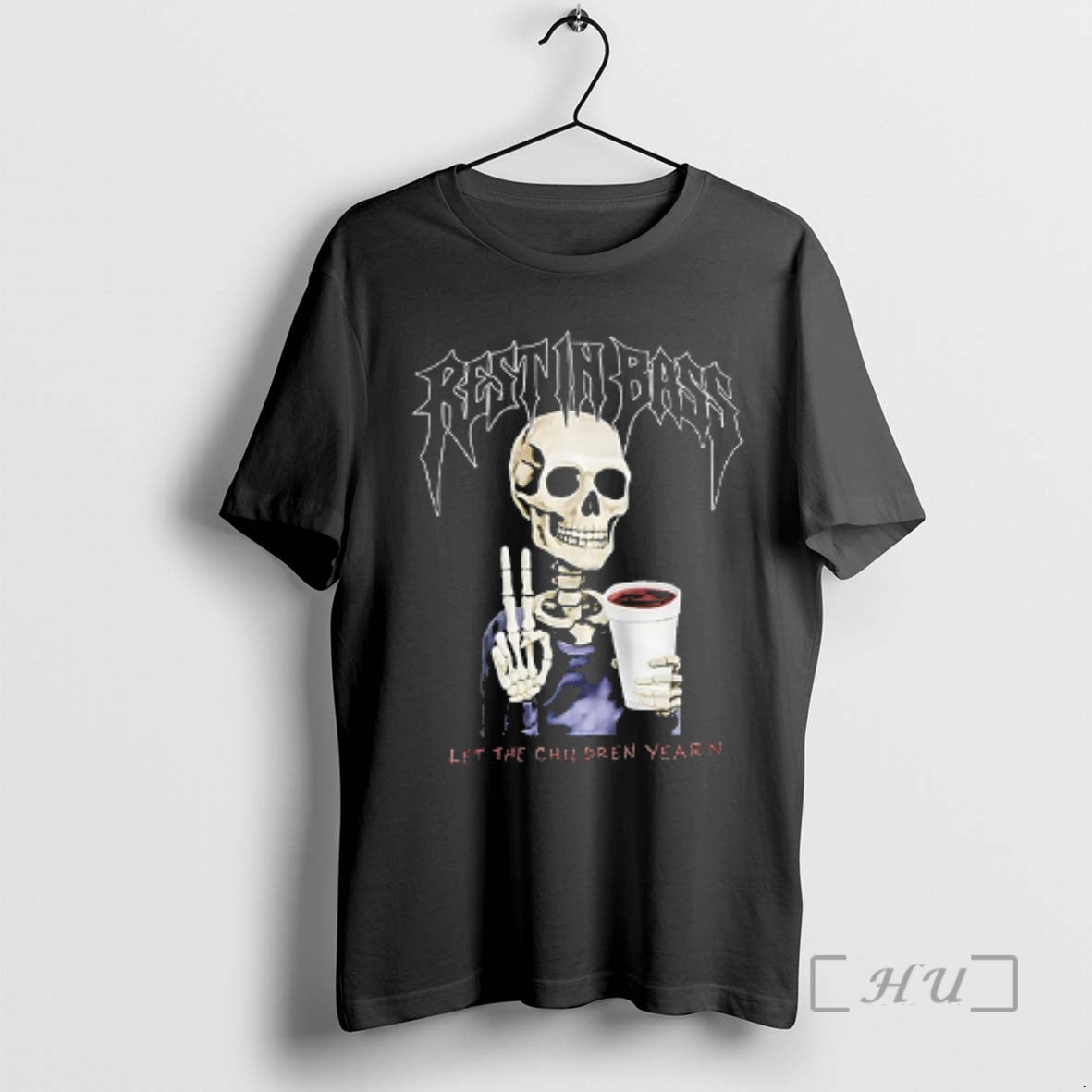 Officials Praiseche Rest In Bass Let The Children Yearn Skeleton Double Sided Graphic Premium T-Shirts, Hoodie, Sweatshirt