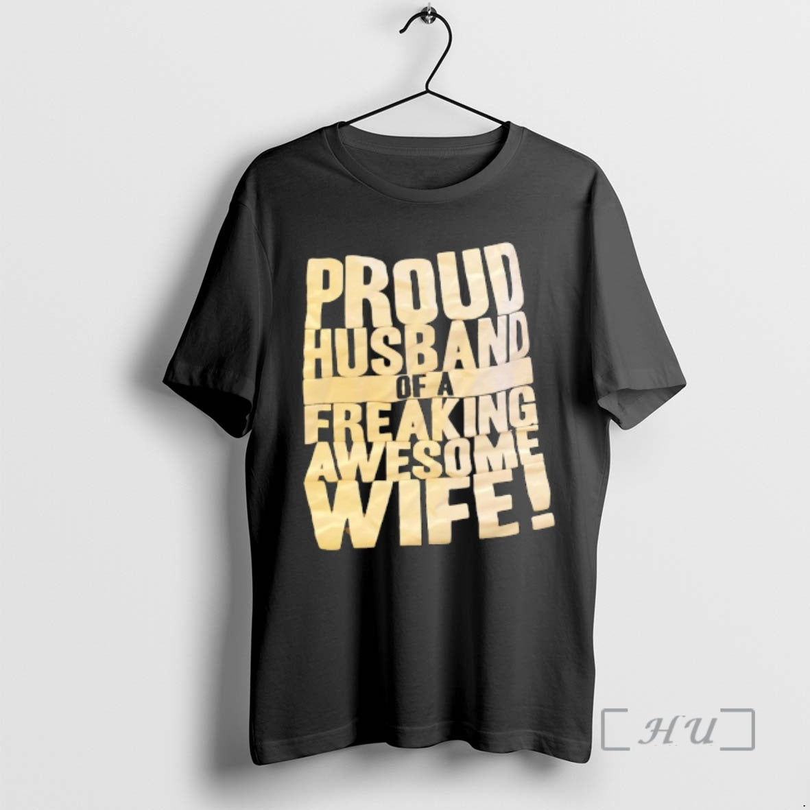 Officials Proud Husband Of A Freaking Awesome Wife Text T-Shirts, Hoodie, Sweatshirt | InkRitualCo.com
