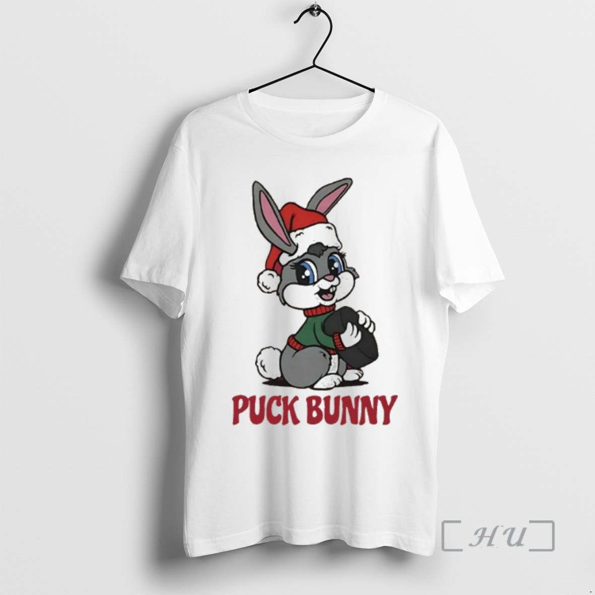 Officials Puck Bunny Hockey Christmas Santa T-Shirts, Hoodie, Sweatshirt | InkRitualCo.com
