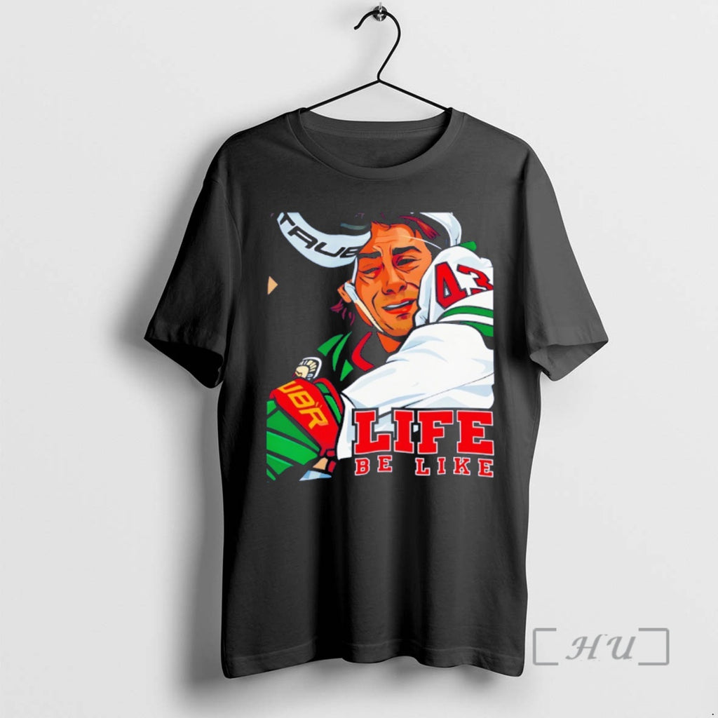 Quinn Hughes Minnesota Wild Life Be Like A Punch In The Face T-Shirts, Hoodie, Sweatshirt | InkRitualCo.com