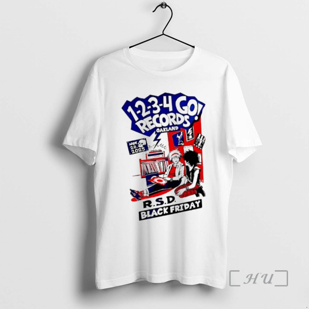 Officials Rsd Black Friday 1 2 3 4 Go Records November 28th 2025 Oakland Premium T-Shirts, Hoodie, Sweatshirt