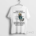 Officials Raccoon I Dont Care If People Talk Shit About Me I Was Raised To T-Shirts, Hoodie, Sweatshirt | InkRitualCo.com