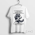 Officials Raccoon A Fuck Must Be Earned I Cant Just Walk Around With A Bucket T-Shirts, Hoodie, Sweatshirt | InkRitualCo.com