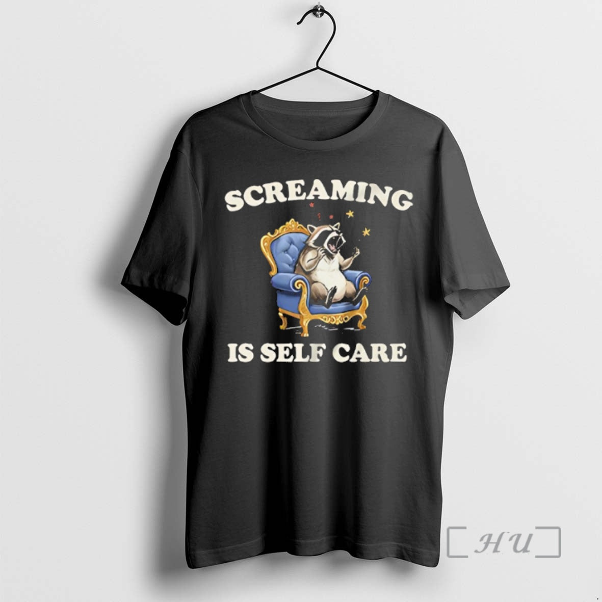 Officials Raccoon Screaming Is Self Care T-Shirts, Hoodie, Sweatshirt | InkRitualCo.com