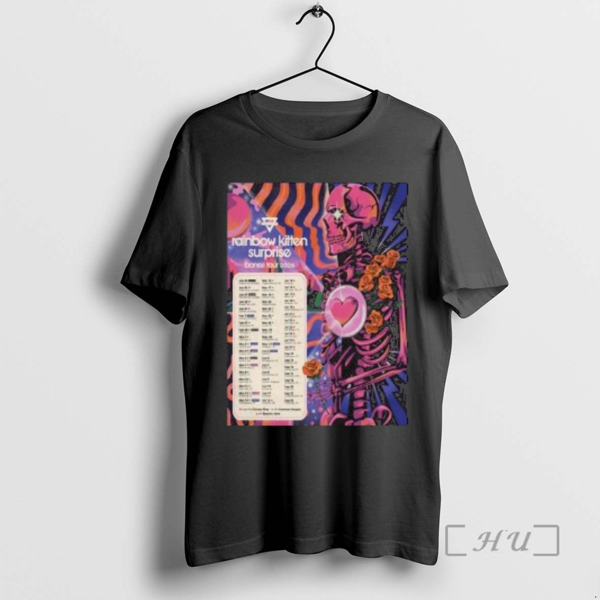 Officials Rainbow Kitten Surprise Tour Bones 2026 Circle Black T-Shirts, Hoodie, Sweatshirt | InkRitualCo.com