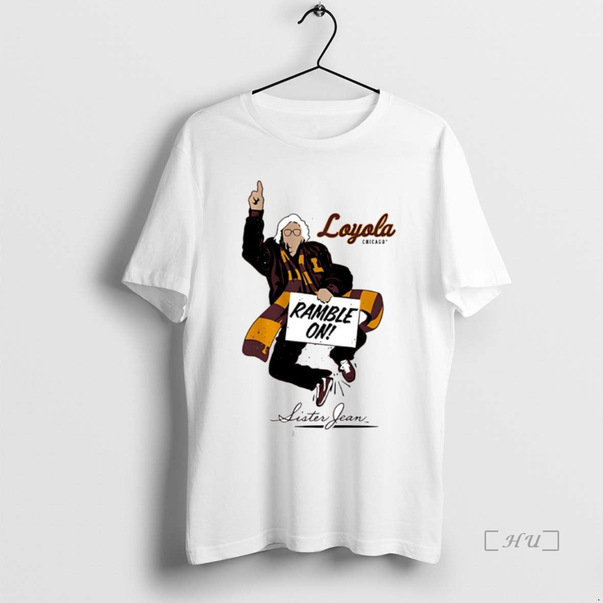 Officials Ramble On Sister Jean Loyola University Chicago Ramblers Circle T-Shirts, Hoodie, Sweatshirt | InkRitualCo.com