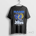 Officials Rams In My Veins Heart Logo Ball Jesus In My Heart Premium T Shirts Hoodie, Sweatshirt | InkRitualCo.com