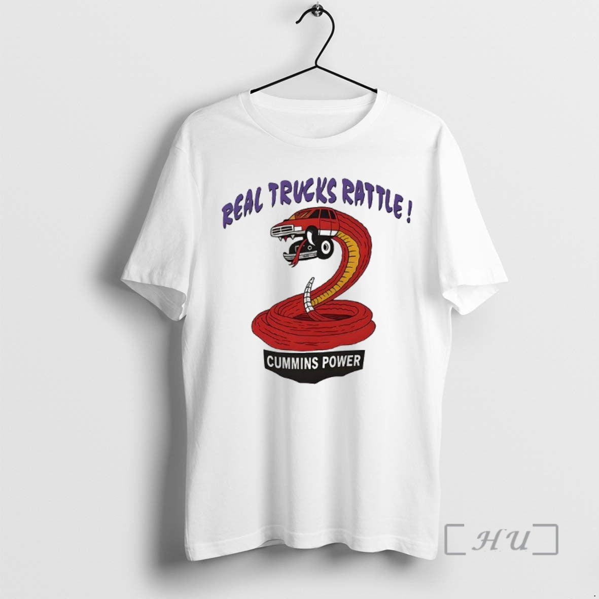Officials Real Trucks Rattle Cummins Power Rattlesnake Truck T-Shirts, Hoodie, Sweatshirt | InkRitualCo.com