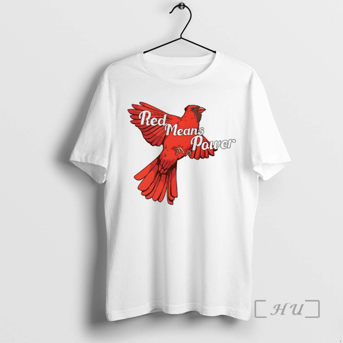 Officials Red Means Power L Northern Cardinal Bird T-Shirts, Hoodie, Sweatshirt | InkRitualCo.com
