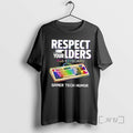 Officials Respect Your Elders Rgb Keyboard Gamer Tech Humor T-Shirts, Hoodie, Sweatshirt | InkRitualCo.com