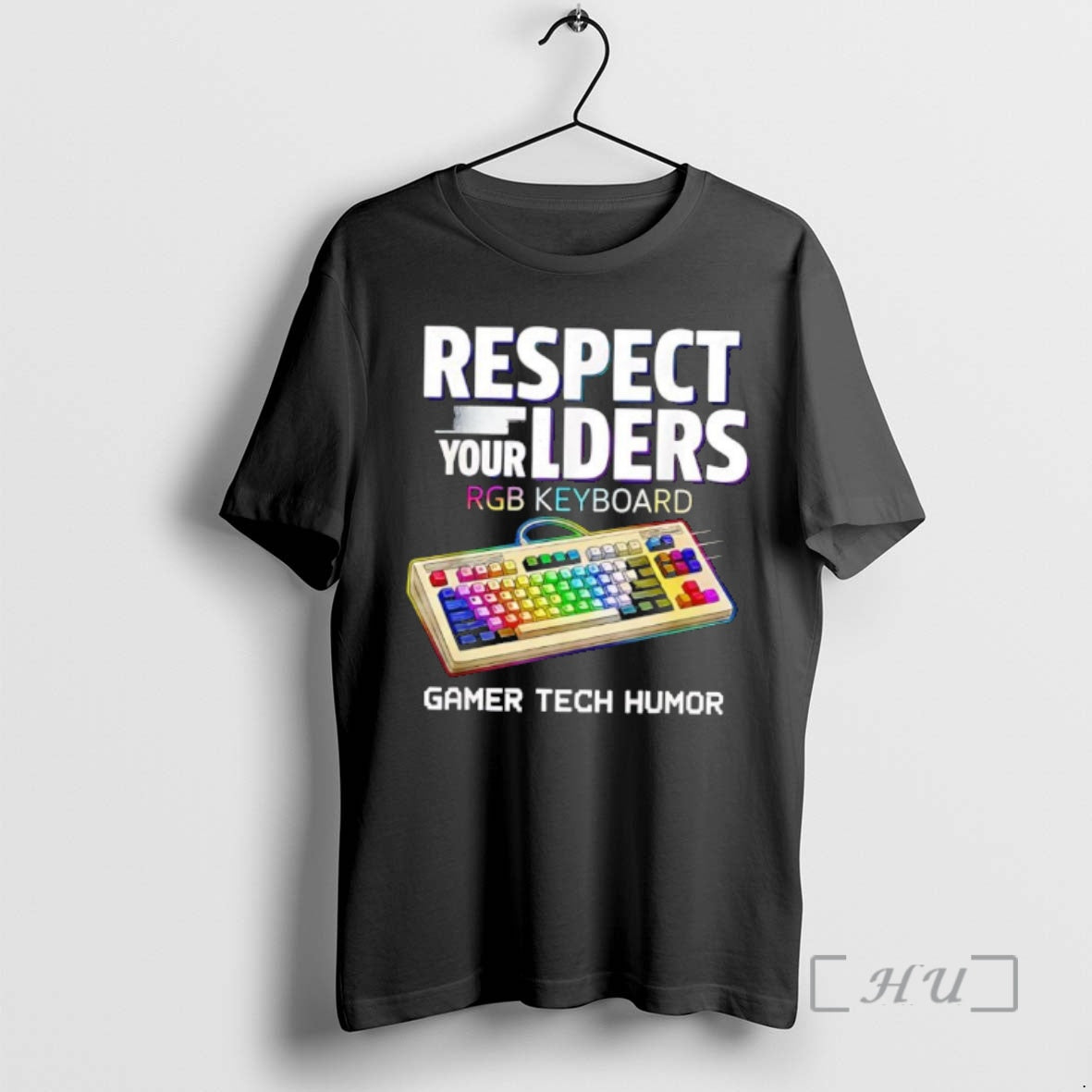 Officials Respect Your Elders Rgb Keyboard Gamer Tech Humor T-Shirts, Hoodie, Sweatshirt | InkRitualCo.com