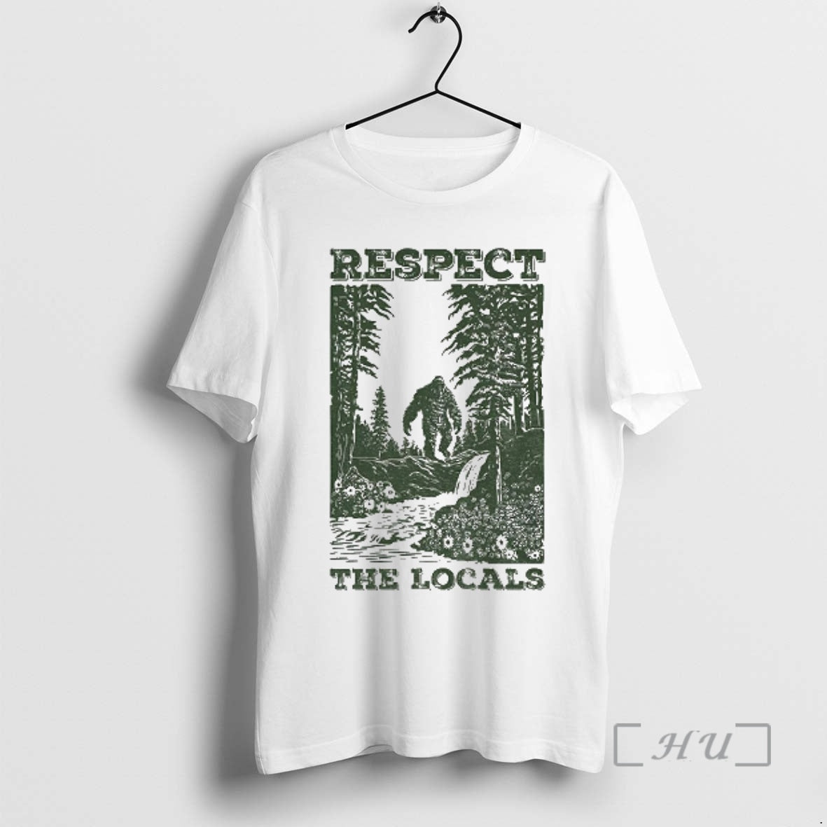 Officials Respect The Locals Big Foot Camping T-Shirts, Hoodie, Sweatshirt | InkRitualCo.com