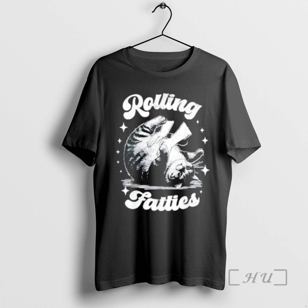 Officials Retro Funny Rolling Fatties Vintage Sarcastic Cat Meme T-Shirts, Hoodie, Sweatshirt | InkRitualCo.com