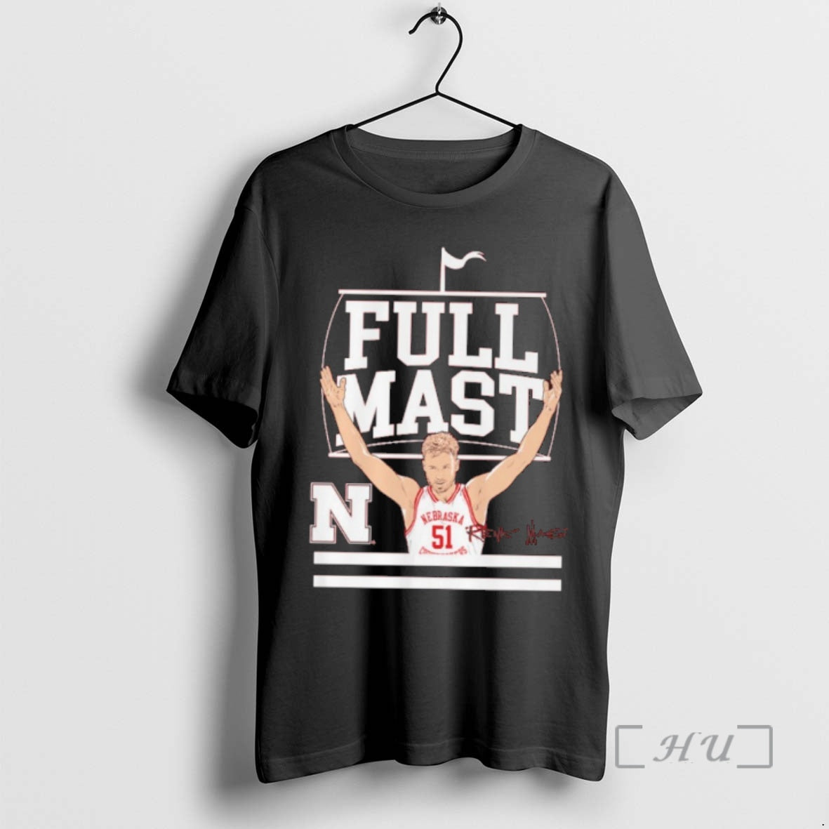 Officials Rienk Mast Nebraska Cornhuskers Full Mast T-Shirts, Hoodie, Sweatshirt | InkRitualCo.com
