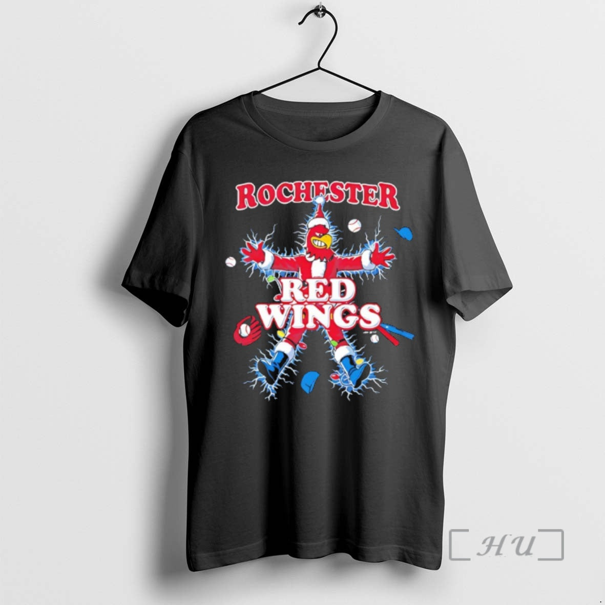 Officials Rochester Red Wings The Holiday Christmas Mascot T-Shirts, Hoodie, Sweatshirt | InkRitualCo.com
