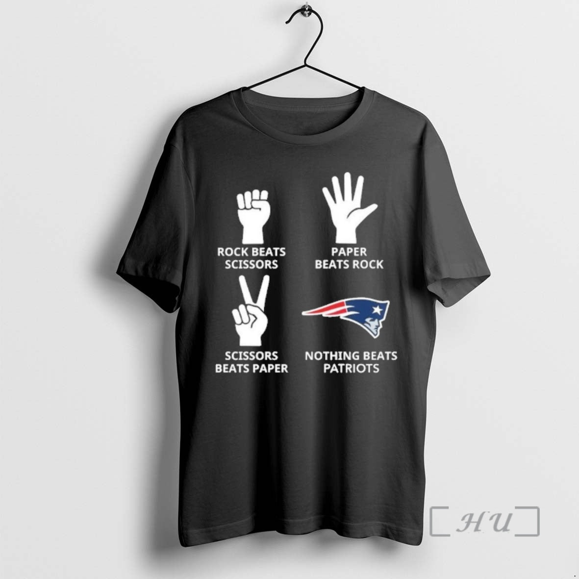 Officials Rock Beats Scissors Paper Beats Rock Nothing Beats Patriots T-Shirts, Hoodie, Sweatshirt | InkRitualCo.com