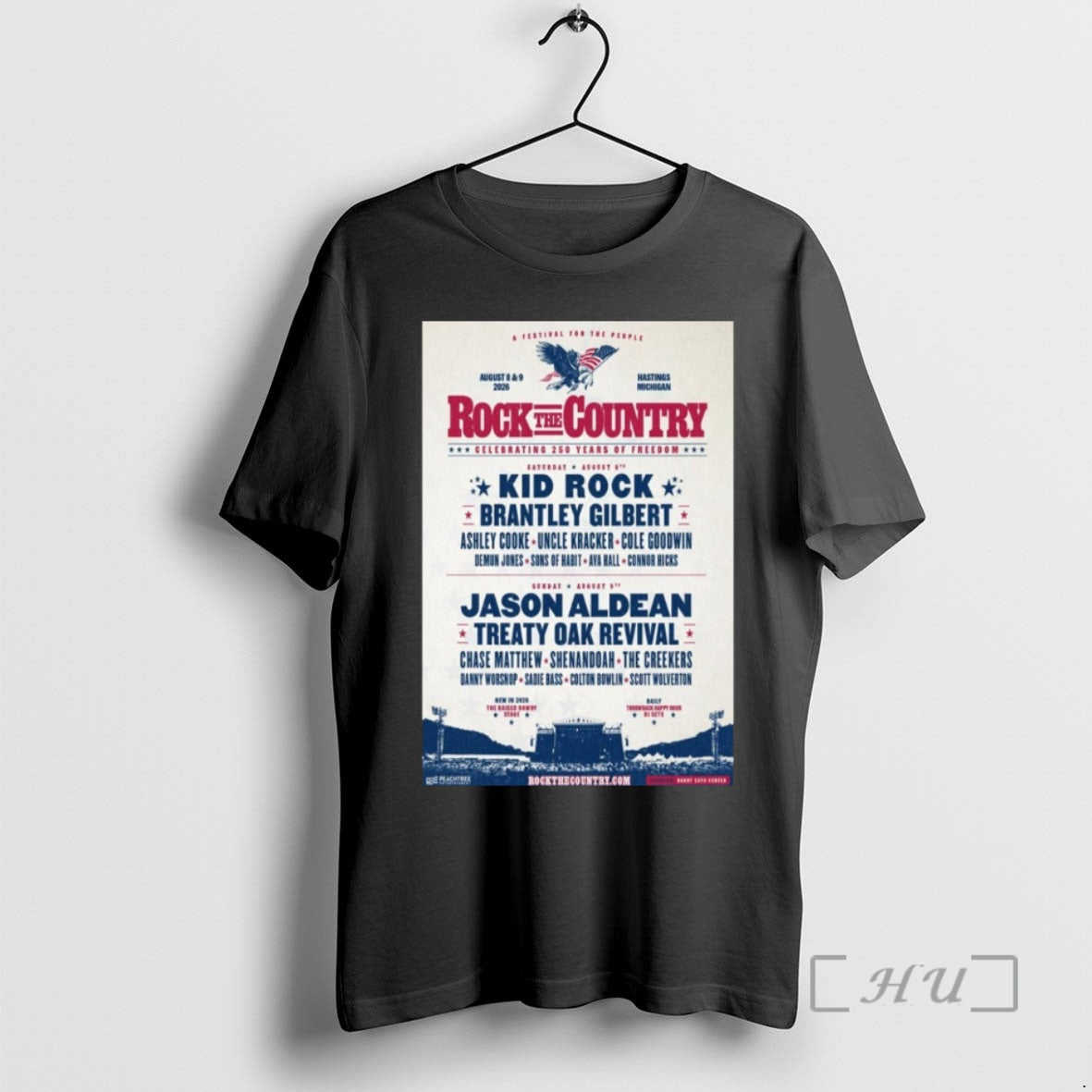 Officials Rock The Country Hastings Michigan August 8 9 2026 Events Premium T Shirts Sweater Hoodie, Sweatshirt