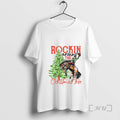 Officials Rockin Around The Christmas Tree Cowboy Country Retro T-Shirts, Hoodie, Sweatshirt | InkRitualCo.com